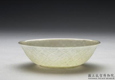 图片[2]-Jade round bowl with carving throughout, Qing dynasty (1644-1911)-China Archive